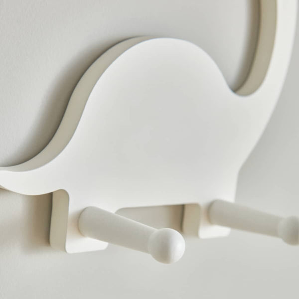HOMEBOX | Natura Wooden Dinosaur Wall Hook - 20x55x18 cm | 166129743