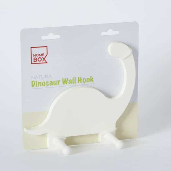 HOMEBOX | Natura Wooden Dinosaur Wall Hook - 20x55x18 cm | 166129743