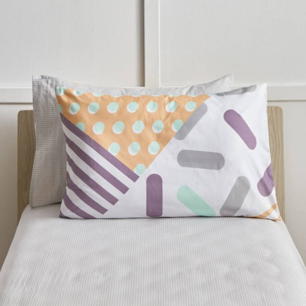 HOMEBOX | Playland Whimsical Kapas 2-Piece Cotton Pillow Cover Set - 50x75 cm | 166132704