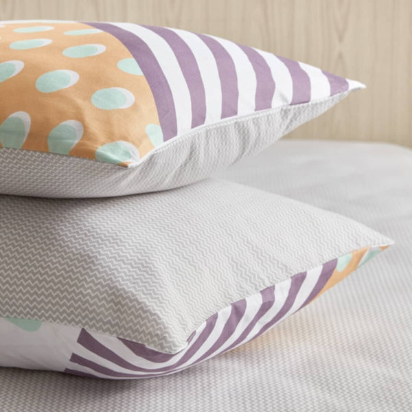 HOMEBOX | Playland Whimsical Kapas 2-Piece Cotton Pillow Cover Set - 50x75 cm | 166132704