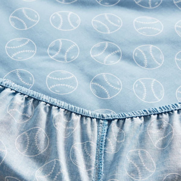 HOMEBOX | Arcade Its a goal Kapas Cotton Single Fitted Sheet - 90x200+25 cm | 166132709