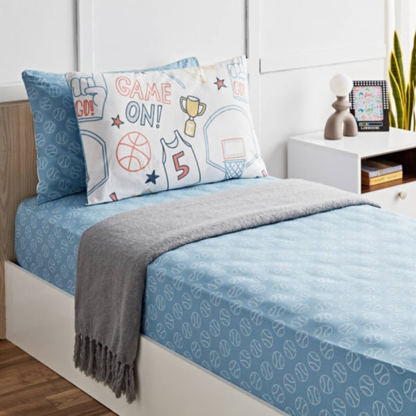 HOMEBOX | ArcadeIts a goal Kapas 2-Piece Cotton Pillow Cover Set - 50x75 cm | 166132710