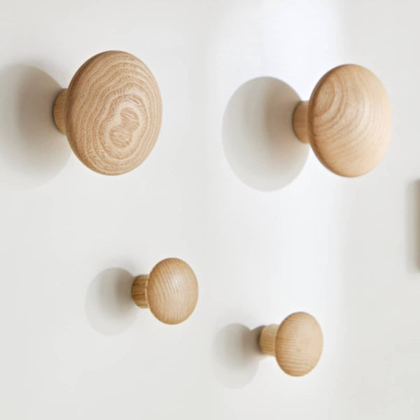 HOMEBOX | Natura 4-Piece Wall Mounted Hook Set | 166140893