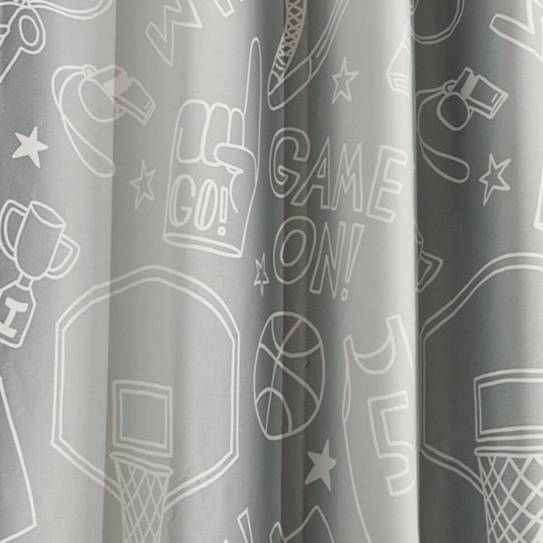 HOMEBOX | Arcade 2-Piece Team Play Blackout Curtain Set - 135x240 cm | 166146408