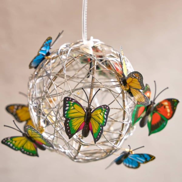 HOMEBOX | Lyn Solar Decorative LED Hanging Light - 10x40 cm | 166158745