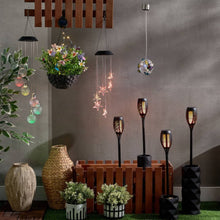 HOMEBOX | Lyn Solar LED Star Chimes with Rechargeable Battery - 80 cm | 166158748