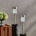 HOMEBOX | Lyn 2-Piece Solar Outdoor Spike LED Light - 36x8x8 cm | 166158753