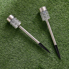 HOMEBOX | Lyn 2-Piece Solar Outdoor Spike LED Light - 36x8x8 cm | 166158753