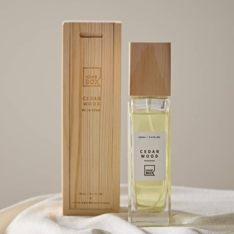 HOMEBOX | Eden Cedar Wood Room Spray with Wooden Lid - 100 ml | 166204094
