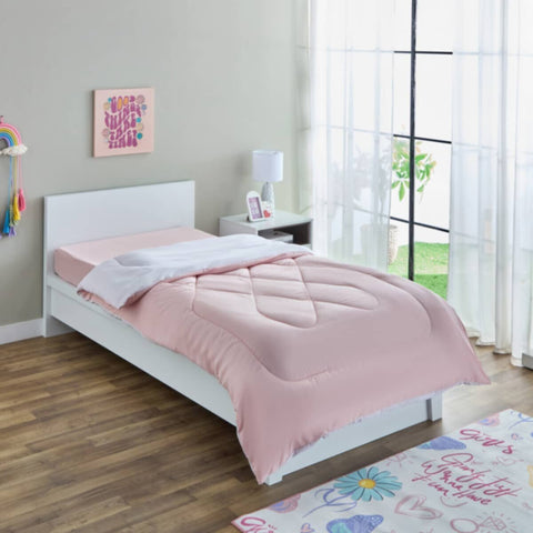 HOMEBOX | Vera Reversible Microfibre Single Comforter - 135x220 cm | 166247546