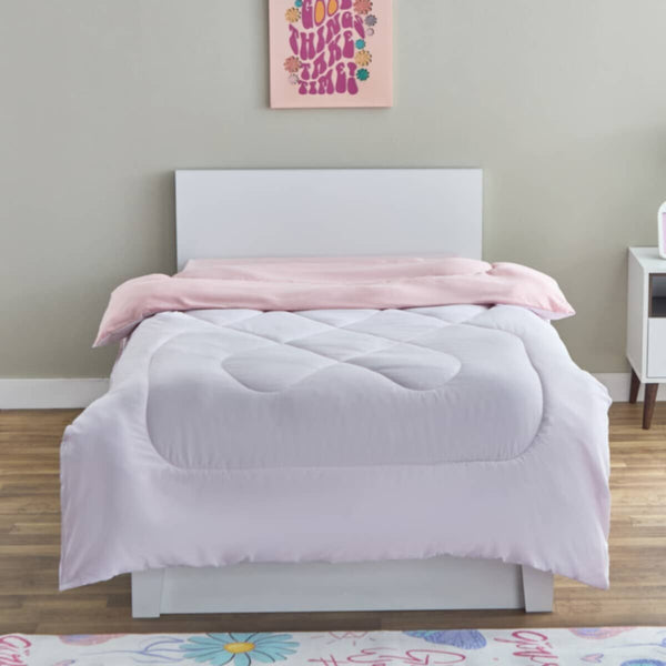HOMEBOX | Vera Reversible Microfibre Single Comforter - 135x220 cm | 166247546
