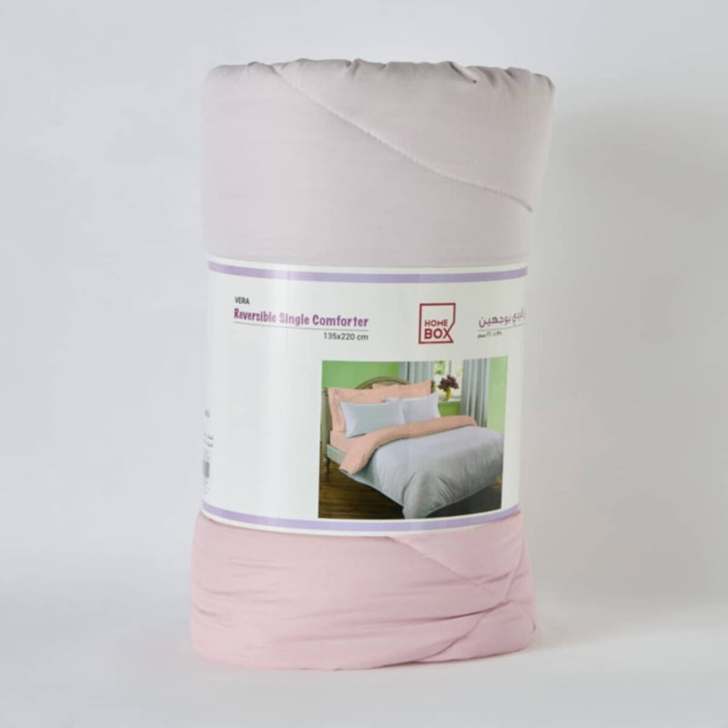HOMEBOX | Vera Reversible Microfibre Single Comforter - 135x220 cm | 166247546
