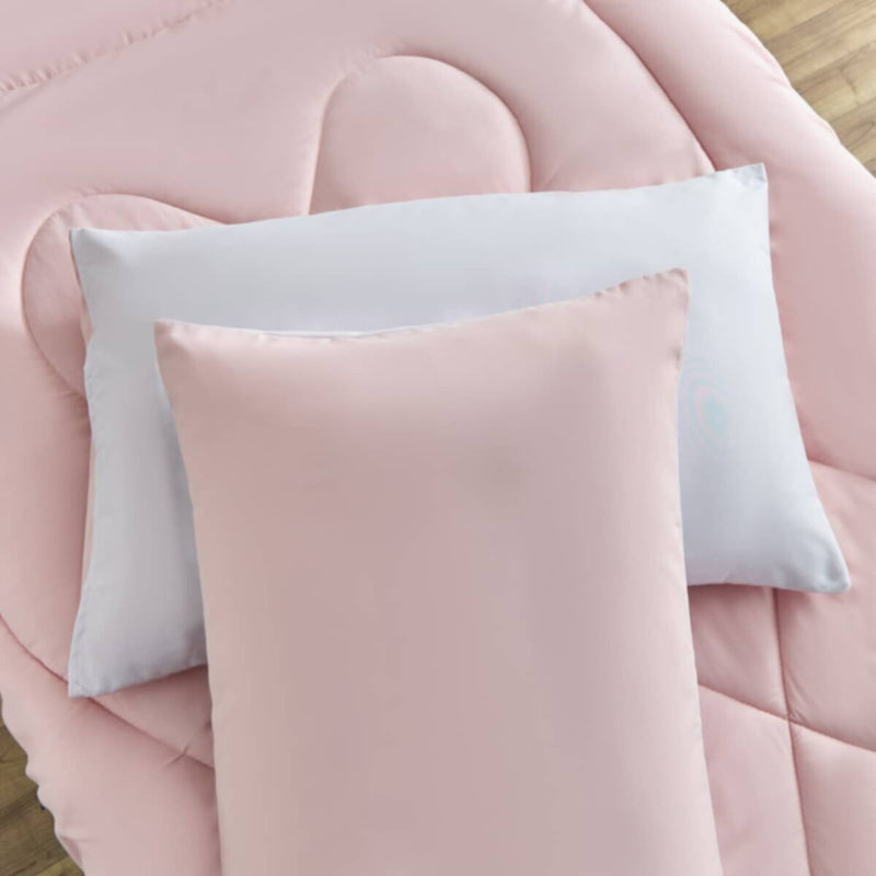 HOMEBOX | Vera 2-Piece Reversible Microfibre Pillow Cover Set - 50x75 cm | 166247547