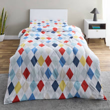 HOMEBOX | Nora Plaid Microfibre Single Reversible Comforter - 135x220 cm | 166263075
