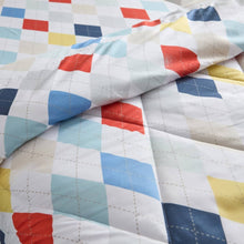 HOMEBOX | Nora Plaid Microfibre Single Reversible Comforter - 135x220 cm | 166263075