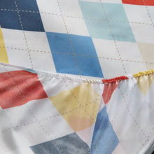 HOMEBOX | Nora Plaid Microfibre Single Fitted Sheet - 90x190+25 cm | 166263076