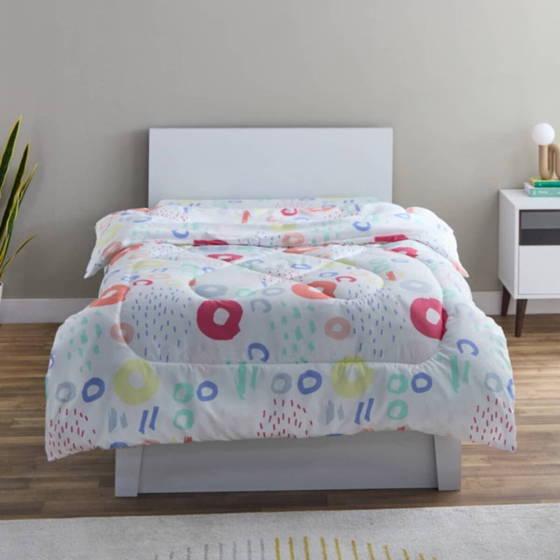HOMEBOX | Nora Regina Microfibre Single Reversible Comforter - 135x220 cm | 166263082