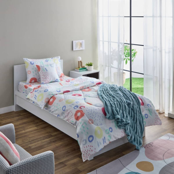 HOMEBOX | Nora Regina Microfibre Single Reversible Comforter - 135x220 cm | 166263082