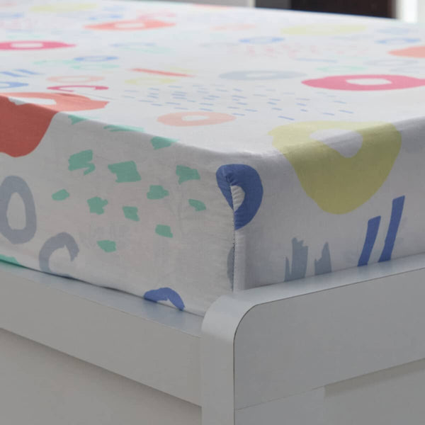 HOMEBOX | Nora Regina Single Microfibre Fitted Sheet - 90x190+25 cm | 166263083