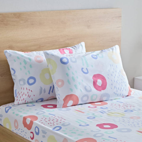 HOMEBOX | Nora 2-Piece Regina Reversible Microfibre Pillow Cover Set - 50x75 cm | 166263085