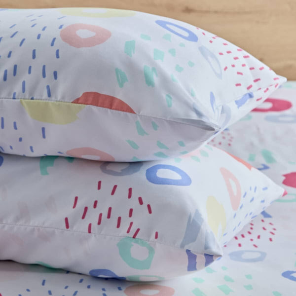 HOMEBOX | Nora 2-Piece Regina Reversible Microfibre Pillow Cover Set - 50x75 cm | 166263085