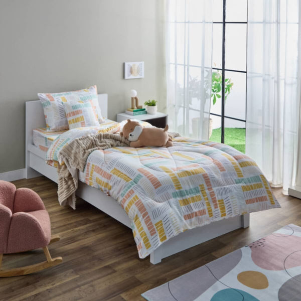 HOMEBOX | Nora Savana Microfibre Single Reversible Comforter - 135x220 cm | 166263089