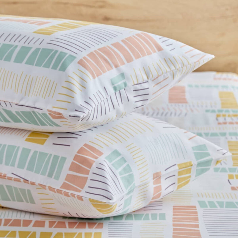 HOMEBOX | Nora Savana 2-Piece Reversible Microfibre Pillow Cover Set - 50x75 cm | 166263092