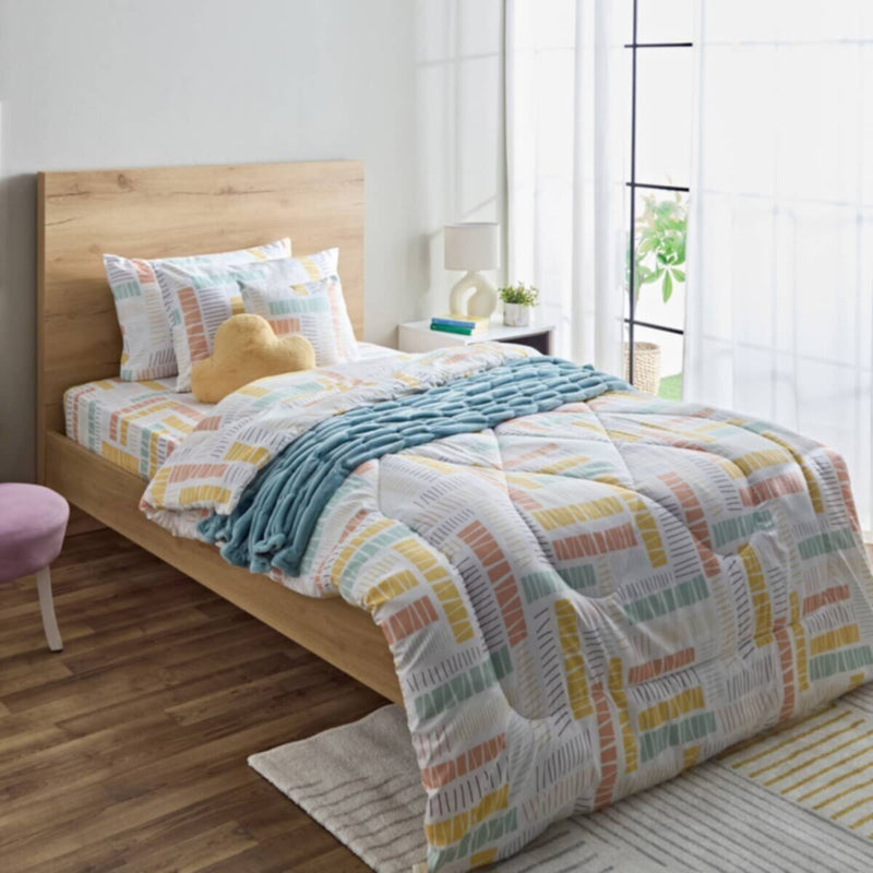 HOMEBOX | Nora Savana 2-Piece Reversible Microfibre Pillow Cover Set - 50x75 cm | 166263092