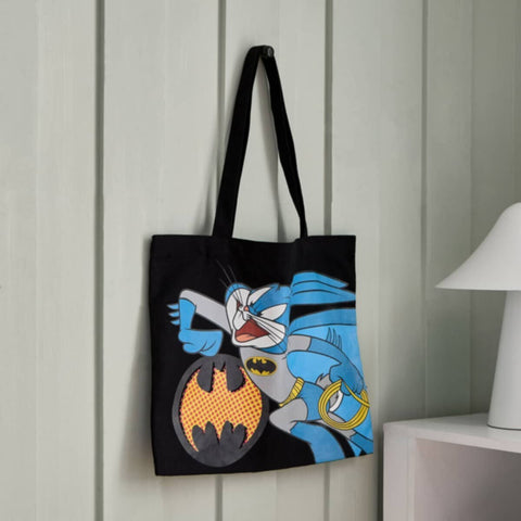HOMEBOX | Looney Tunes Cotton Canvas Shopping Bag - 34x39 cm | 166302406