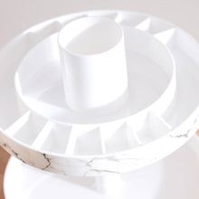 HOMEBOX | Marble 2-Tier Rotating Cosmetic Organiser | 166342038