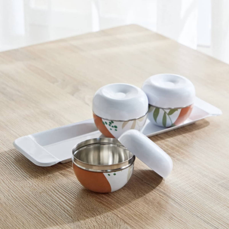 HOMEBOX | Boho Nut Bowl with Lid - 10 cm | 166390865