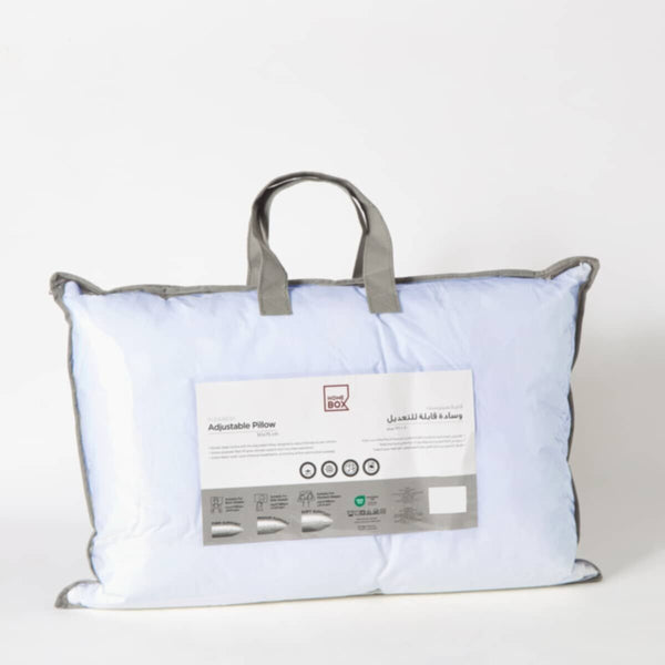 HOMEBOX | Flexirest Adjustable Pillow with Zipper Opening - 50x75 cm | 166406506