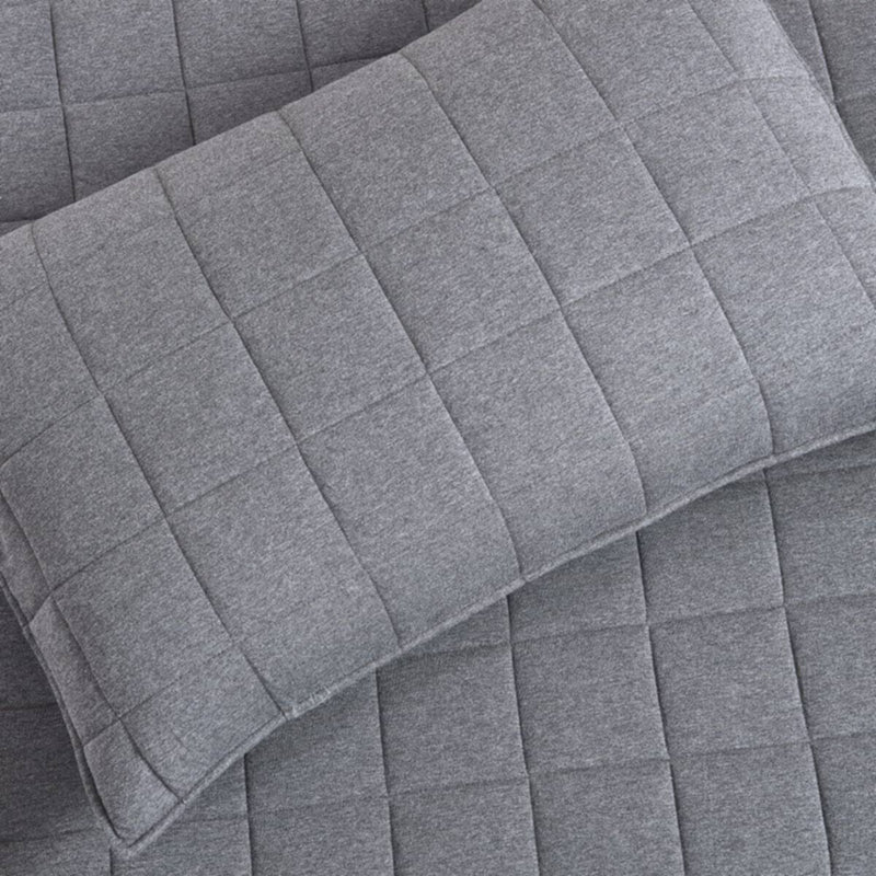 HOMEBOX | Knitnook Cotton Jersey 2-Piece Twin Summer Quilt Comforter Set - 150x220 cm | 166409232
