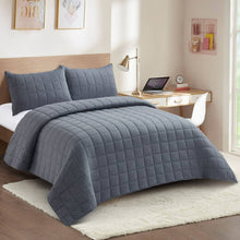 HOMEBOX | Knitnook Cotton Jersey 3-Piece King Summer Quilt Comforter Set - 220x240 cm | 166409233