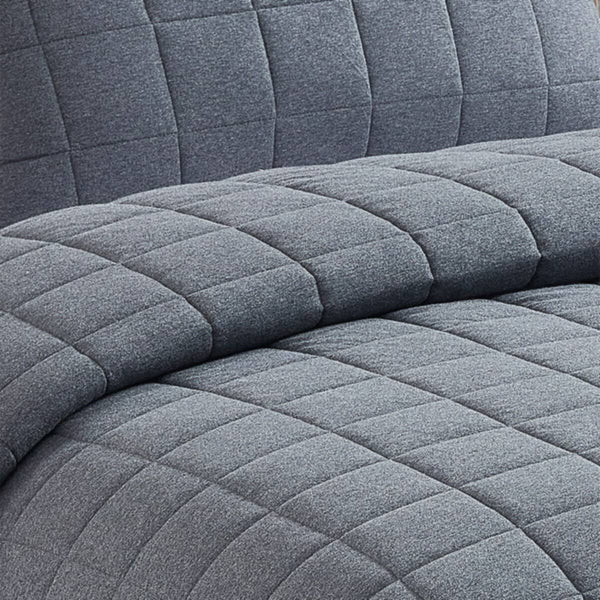 HOMEBOX | Knitnook Cotton Jersey 3-Piece King Summer Quilt Comforter Set - 220x240 cm | 166409233