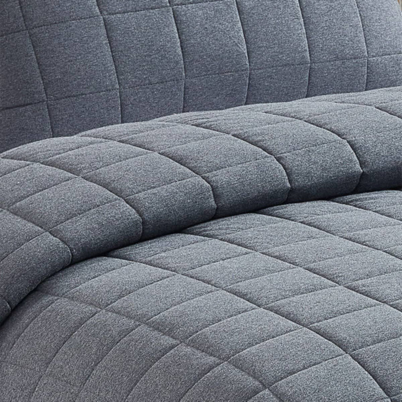 HOMEBOX | Knitnook Cotton Jersey 3-Piece King Summer Quilt Comforter Set - 220x240 cm | 166409233