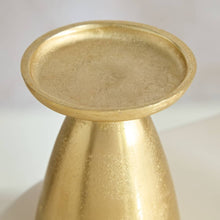 HOMEBOX | Rick Aluminium Pillar Candleholder - 8x8x9 cm | 166449236