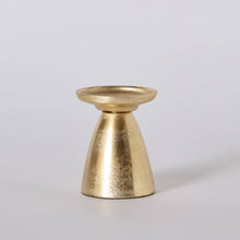 HOMEBOX | Rick Aluminium Pillar Candleholder - 8x8x9 cm | 166449236