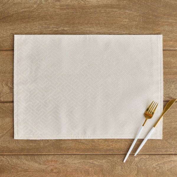 HOMEBOX | Harper Alim 2-Piece Reversible Jacquard Placemat Set - 33x48 cm | 166593355