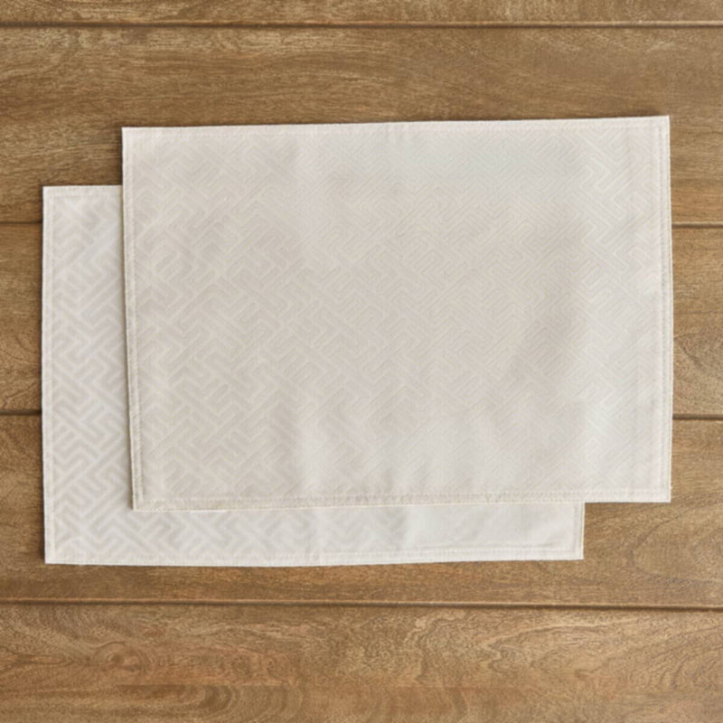 HOMEBOX | Harper Alim 2-Piece Reversible Jacquard Placemat Set - 33x48 cm | 166593355