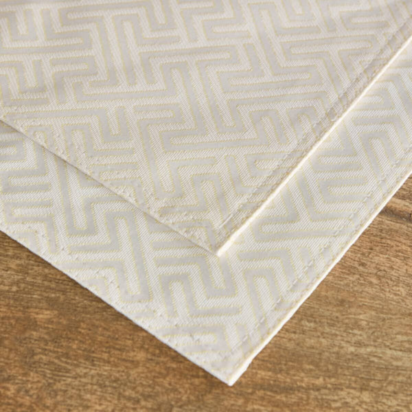 HOMEBOX | Harper Alim 2-Piece Reversible Jacquard Placemat Set - 33x48 cm | 166593355