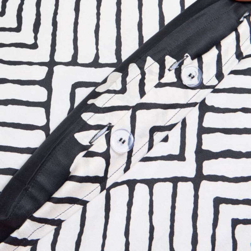 HOMEBOX | Houston Arno 3-Piece Printed Cotton Twin Duvet Quilt Cover Set - 150x220 cm | 166623729