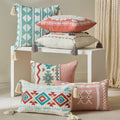 HOMEBOX | Cancun Crewel Medallion Embroidered Cushion Cover - 45x45 cm | 166629489
