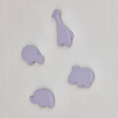 HOMEBOX | Animal Shaped 4-Piece Wooden Wall Hook Set | 166630434