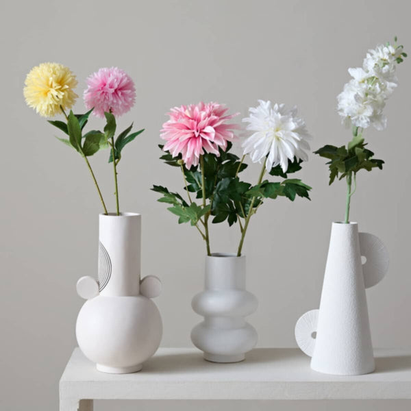 HOMEBOX | Floret 3 Leaves Dahlia Flower Spray - 65 cm | 166631497