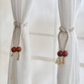 HOMEBOX | Dazzle Aida Wood Curtain Tie Back - Set of 2 | 166641522
