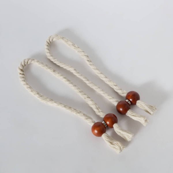 HOMEBOX | Dazzle Aida Wood Curtain Tie Back - Set of 2 | 166641522