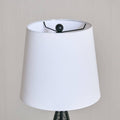 HOMEBOX | Aron Metal and Wooden Table Lamp with Fabric Shade - 26x53 cm | 166643580