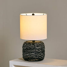 HOMEBOX | Aron Metal Wire Table Lamp with Fabric Shade - 26x47 cm | 166643581