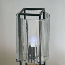 HOMEBOX | Aron Metal Table Lamp with Textured Glass - 16x35 cm | 166643582